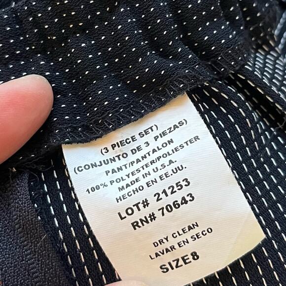 Vintage High Rise Silky Dotted Pants.--ZA1 - Picture 13 of 13